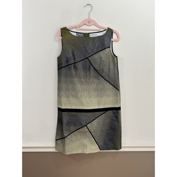 Sachin + Babi for Ankasa Sleeveless Ombre Dress Silk Trim Mod - Picture 2 of 9